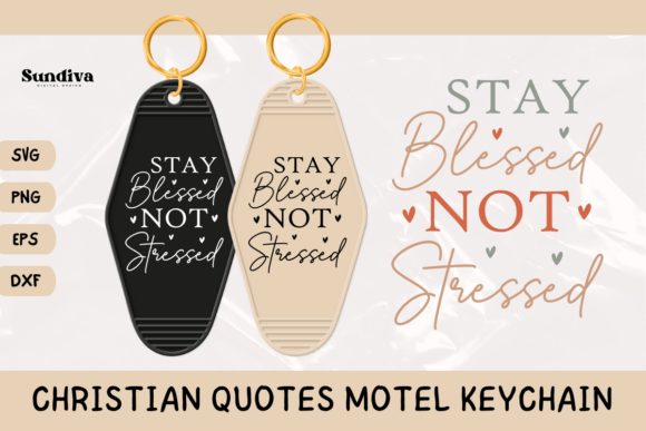 Crafting Faith: A Review of Christian Quote Motel Keychain SVG 4