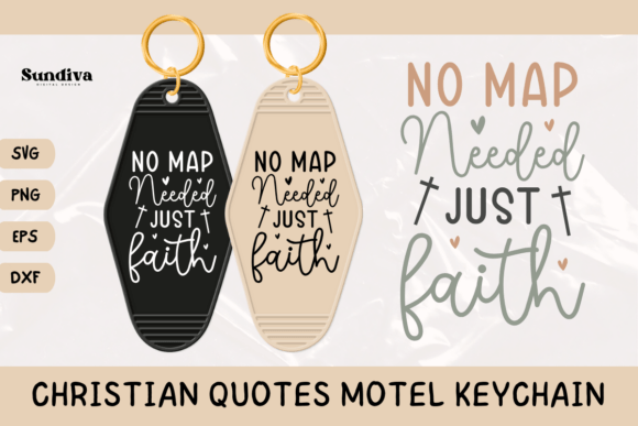 Crafting Faith: Christian Quote Motel Keychain SVG 10 for Graphics and Crafts