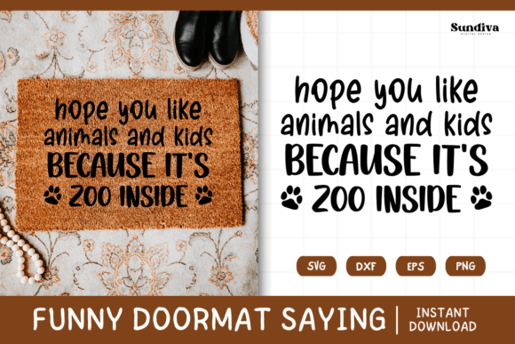 Funny Doormat Quote Rug Mat SVG 16 for Graphics and Crafts