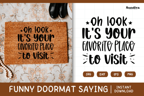 Funny Doormat Quote Rug Mat SVG 9 Review for Graphics and Crafts
