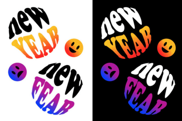 New Year New Fear PNG SVG Graphics for Crafts